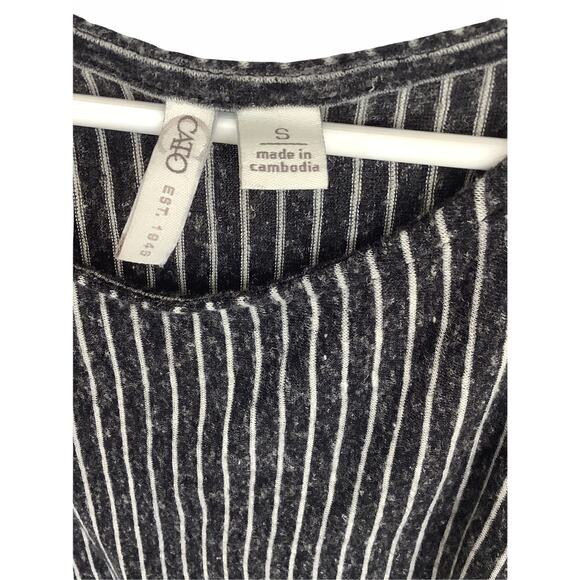 Cato Black & White Striped Tank Top Small - Picture 3 of 3